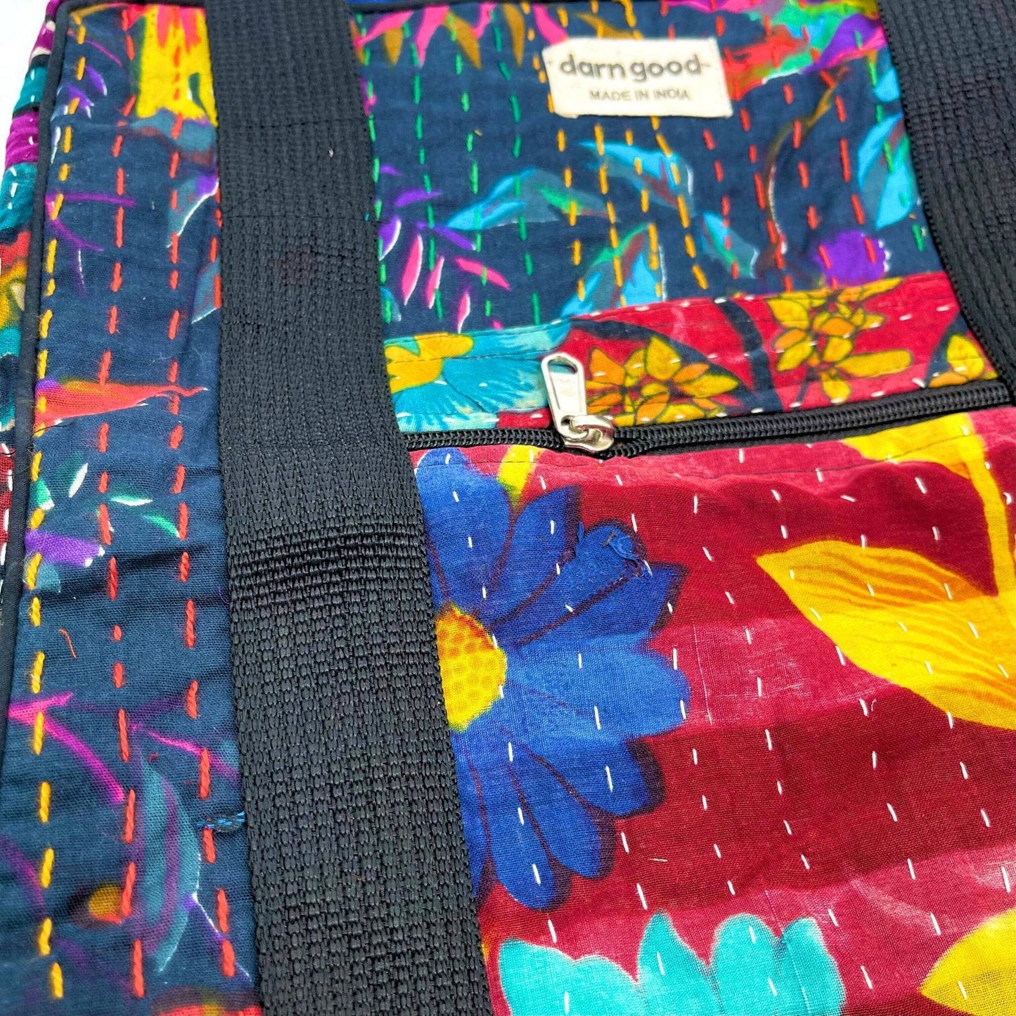 Wanderlust Kantha Bag