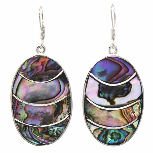 Abalone Oval Earrings