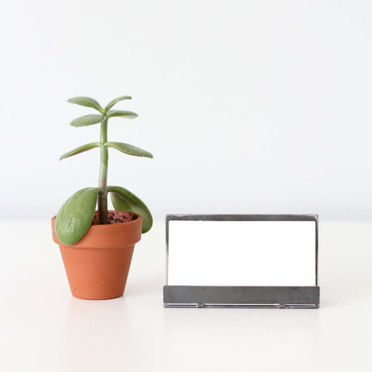 Modern Metal Business Card Holder