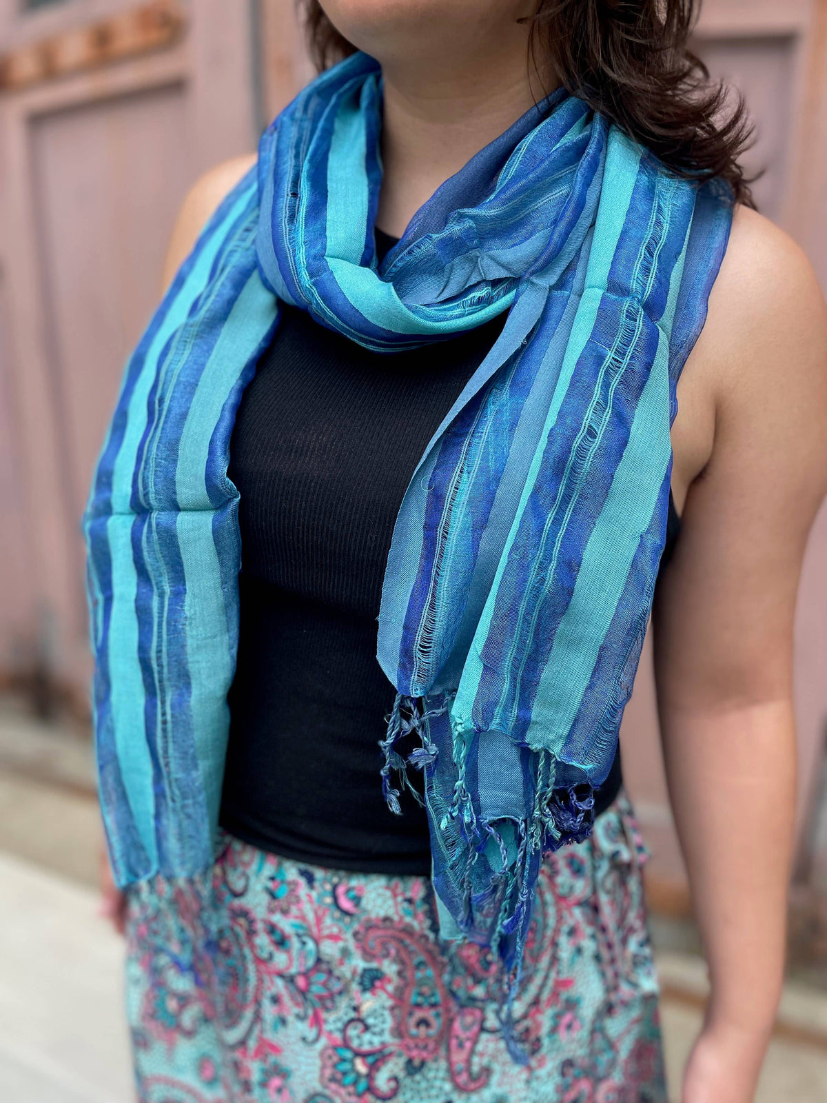 Mixed Weave Scarf