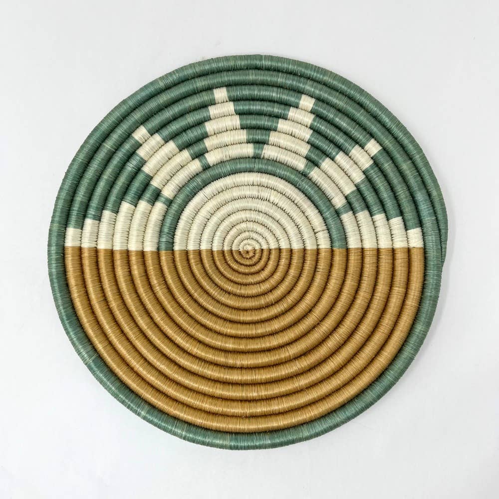 Hand Woven Trivets- Zubita Teal