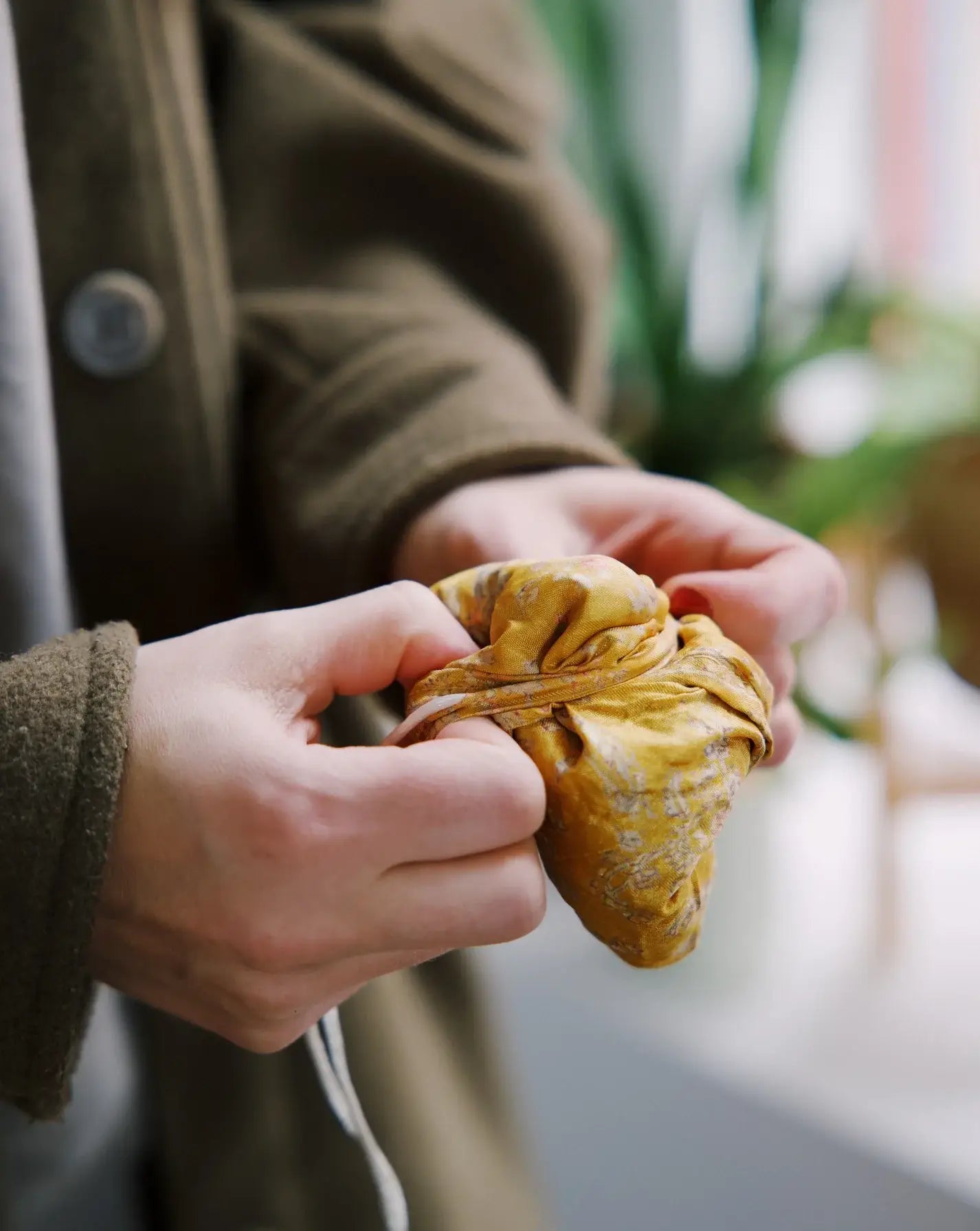 Re-Purposed Saree Tote Bag