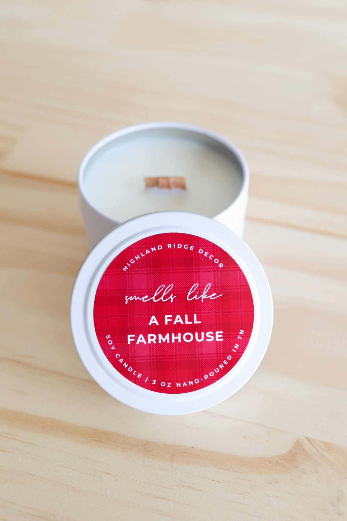 “Fall Farmhouse” Soy Candle