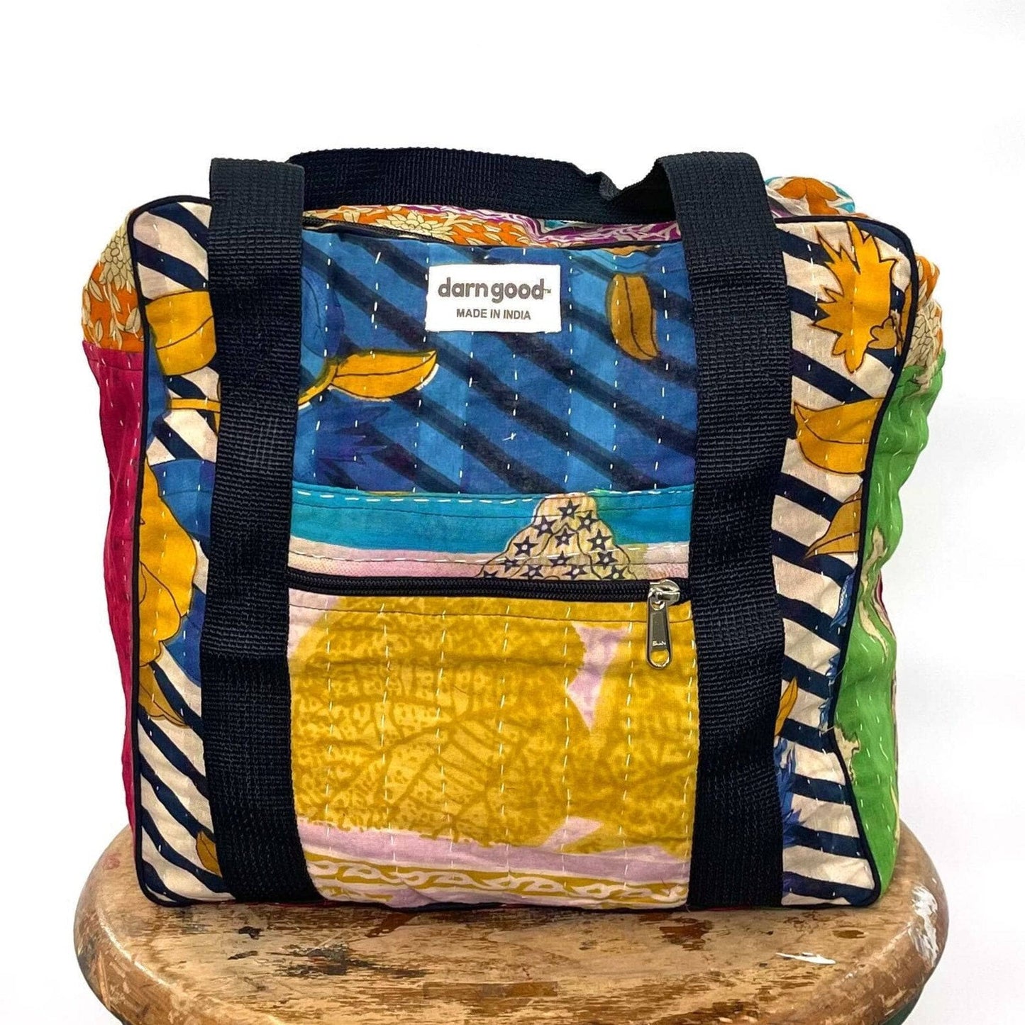 Wanderlust Kantha Bag
