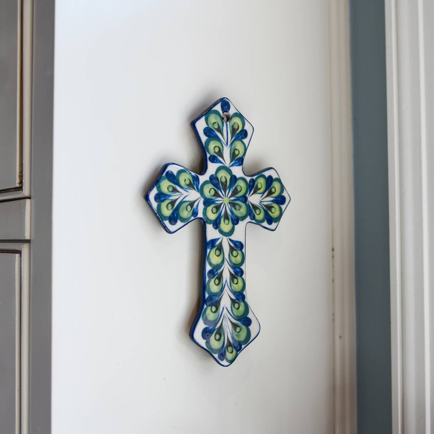 San Antonio Ceramic Cross