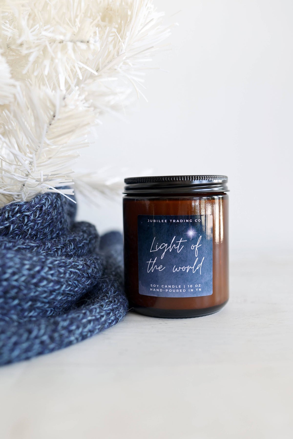 "Light Of The World" Candle