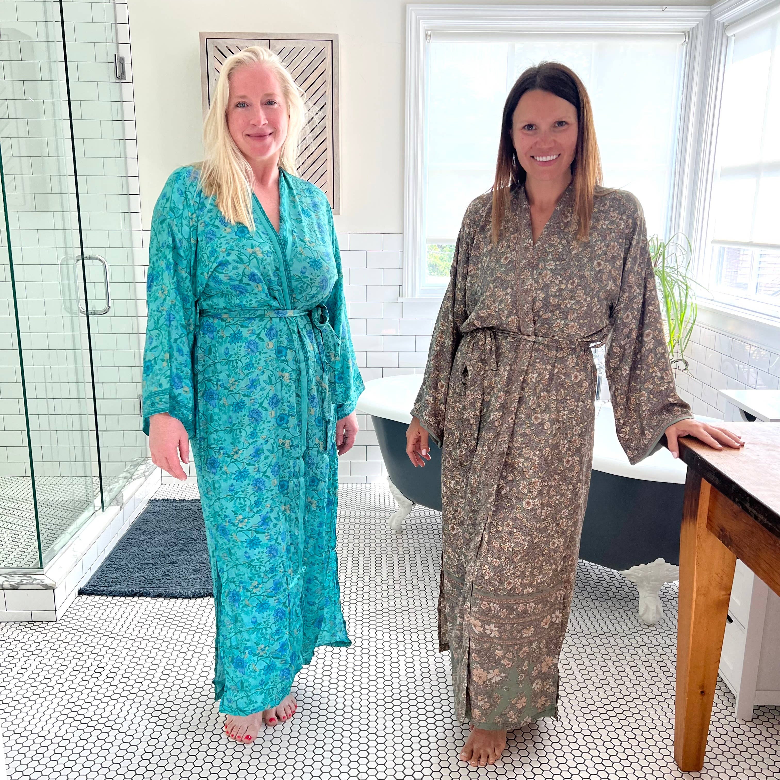 Repurpose Robe Repurposed Sari Robe – A Beautiful Calling Ethical Boutique