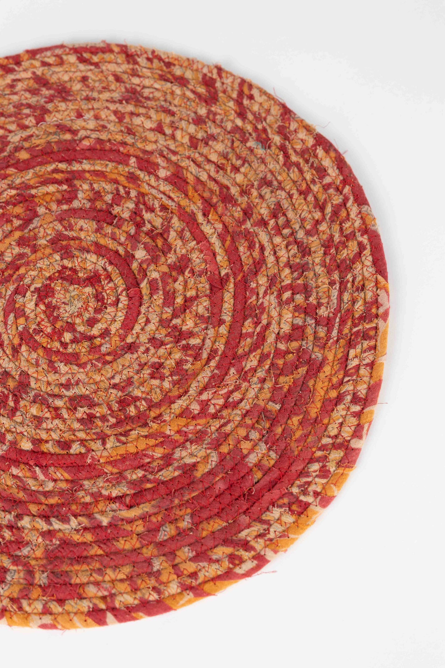 Recycled Saree Round Placemat
