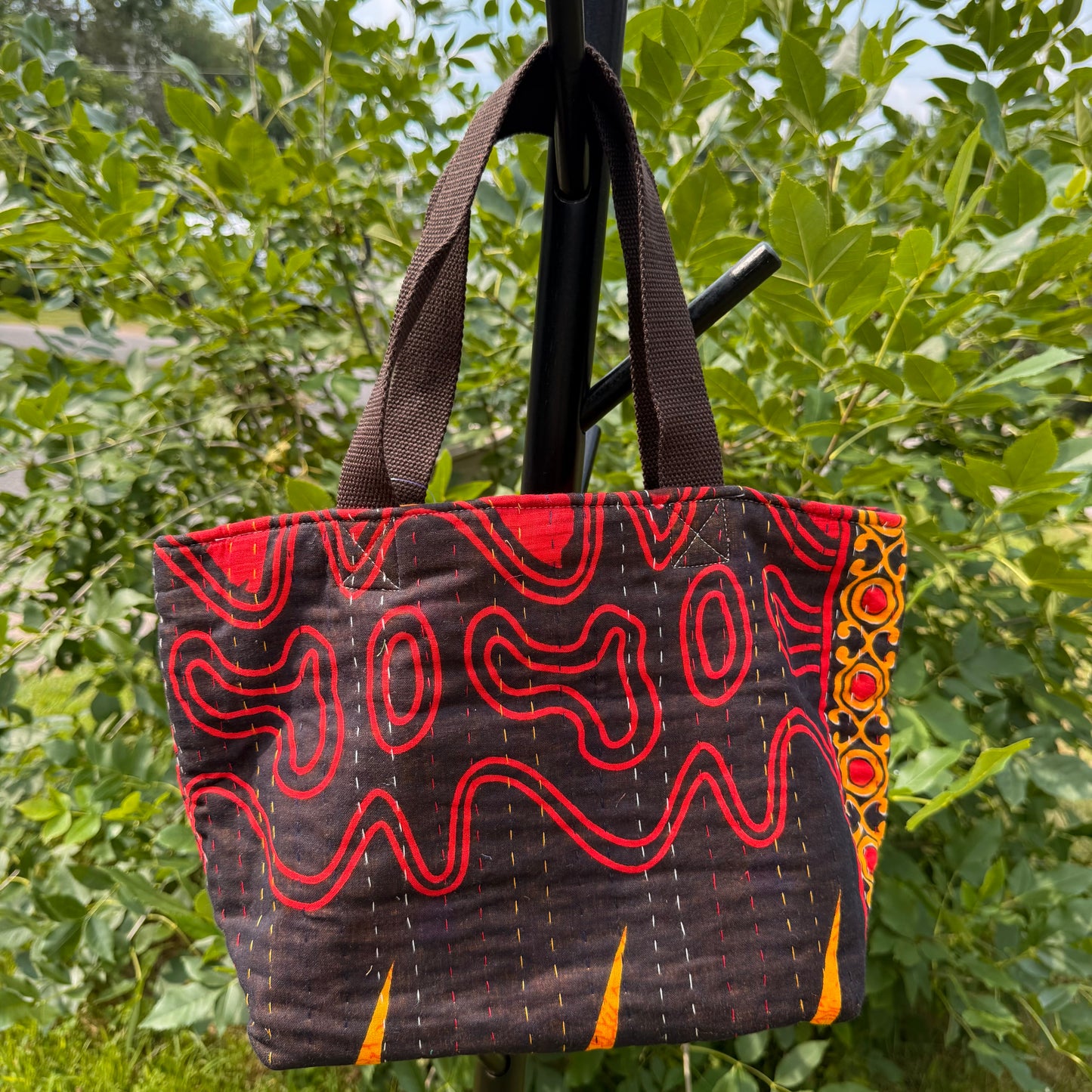 Kantha Book Bag