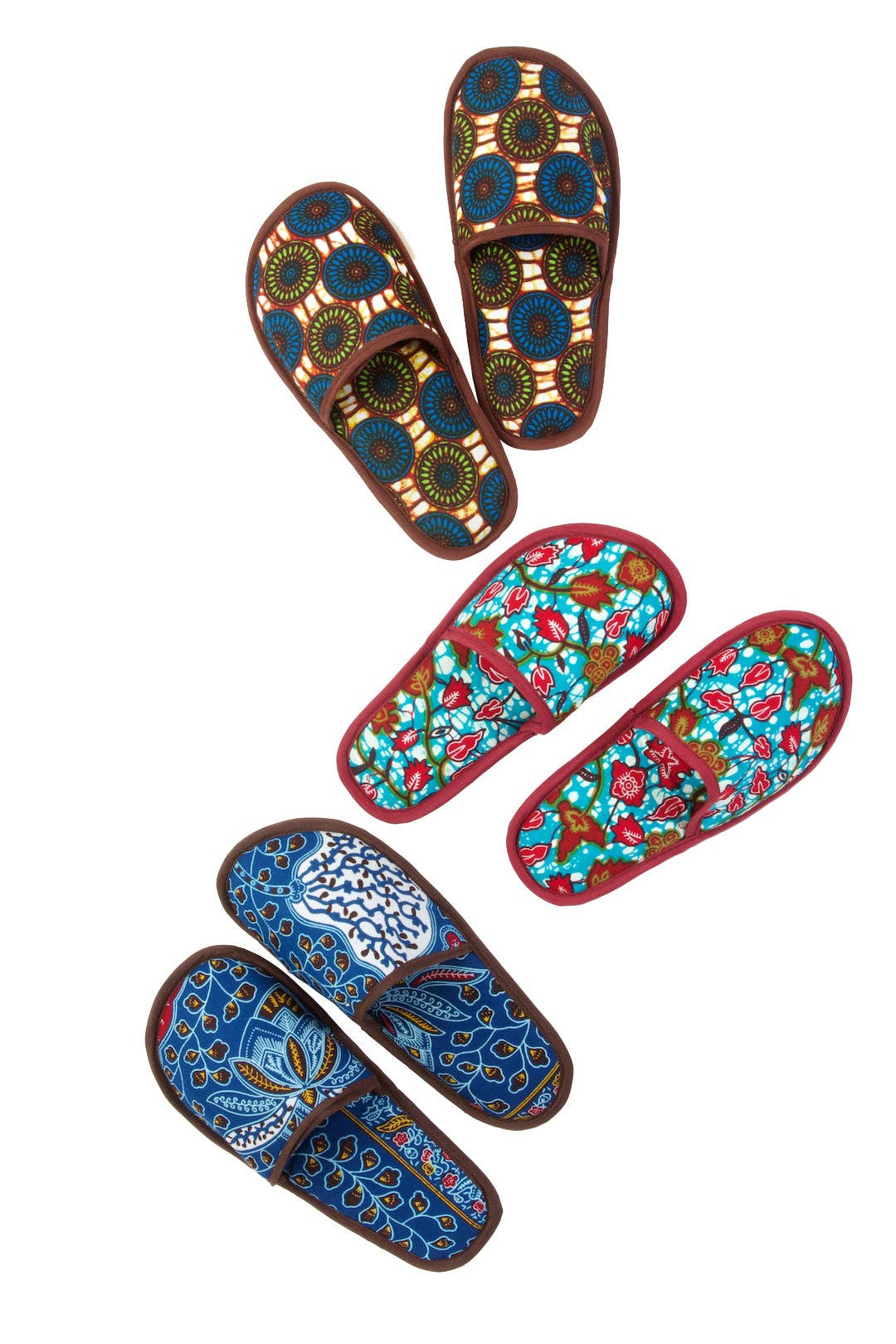 Ankara Cloth House Slippers