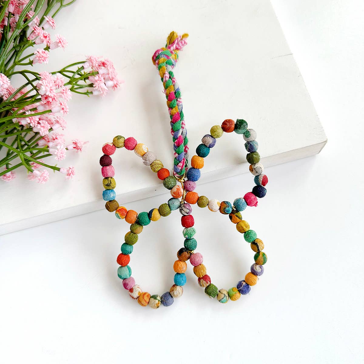 Kantha Butterfly Sari Ornament