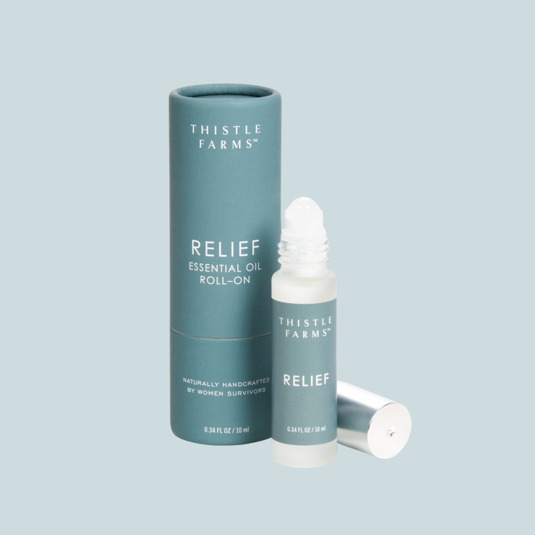 Relief Essential Oil Roll On | Peppermint Rosemary