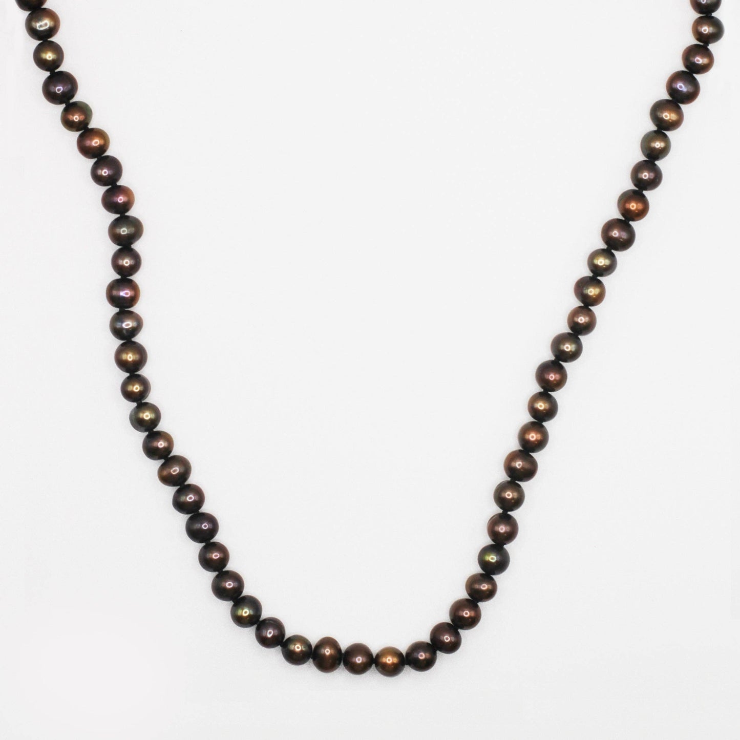 Cranberry Glow Pearl Necklace