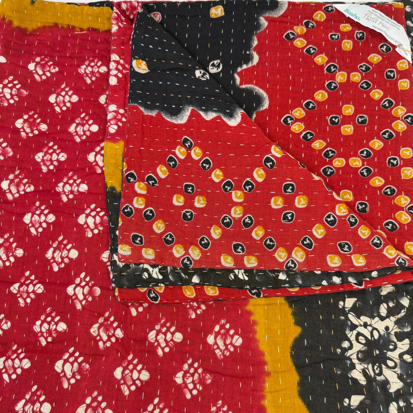 Personal Kantha Throw (approx 7ft x 3ft)