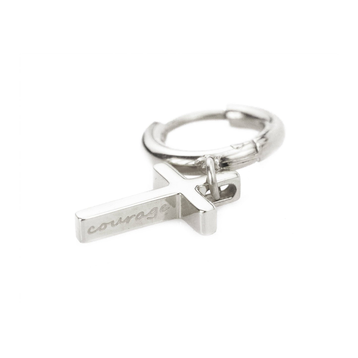 Courageous Cross Earrings