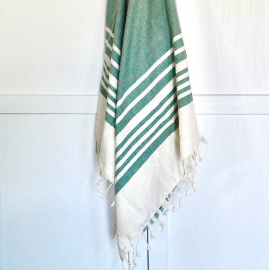 Soft Green Cotton Spa Towel