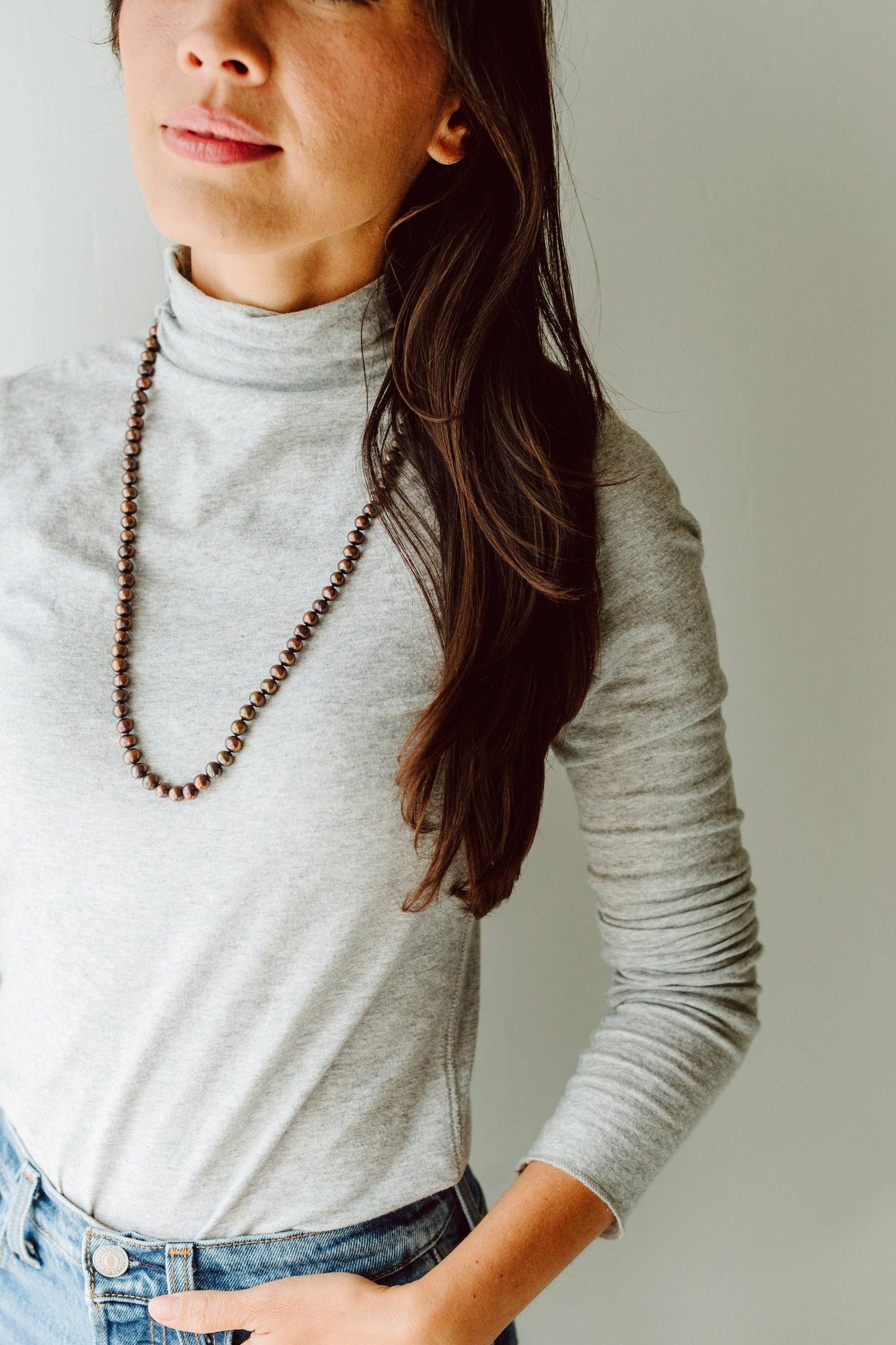 Cranberry Glow Pearl Necklace