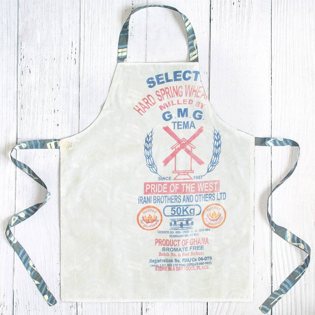 Batik Music Note Apron
