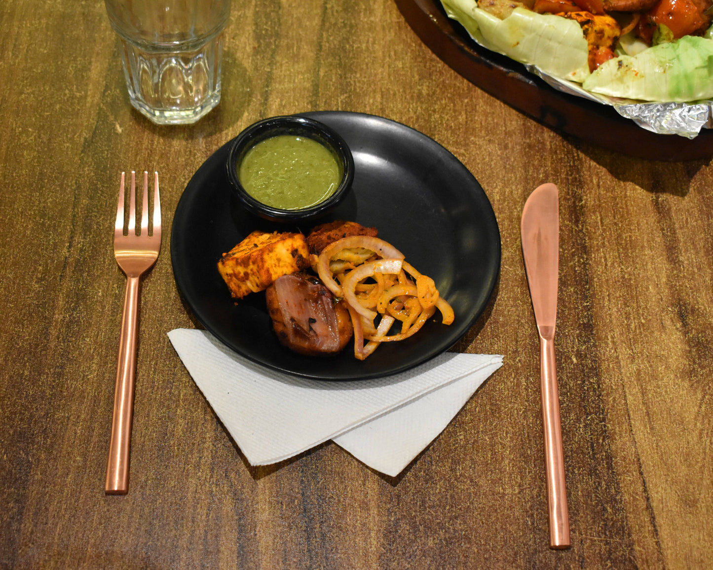 Stainless Steel Cutlery Set – Copper Plated