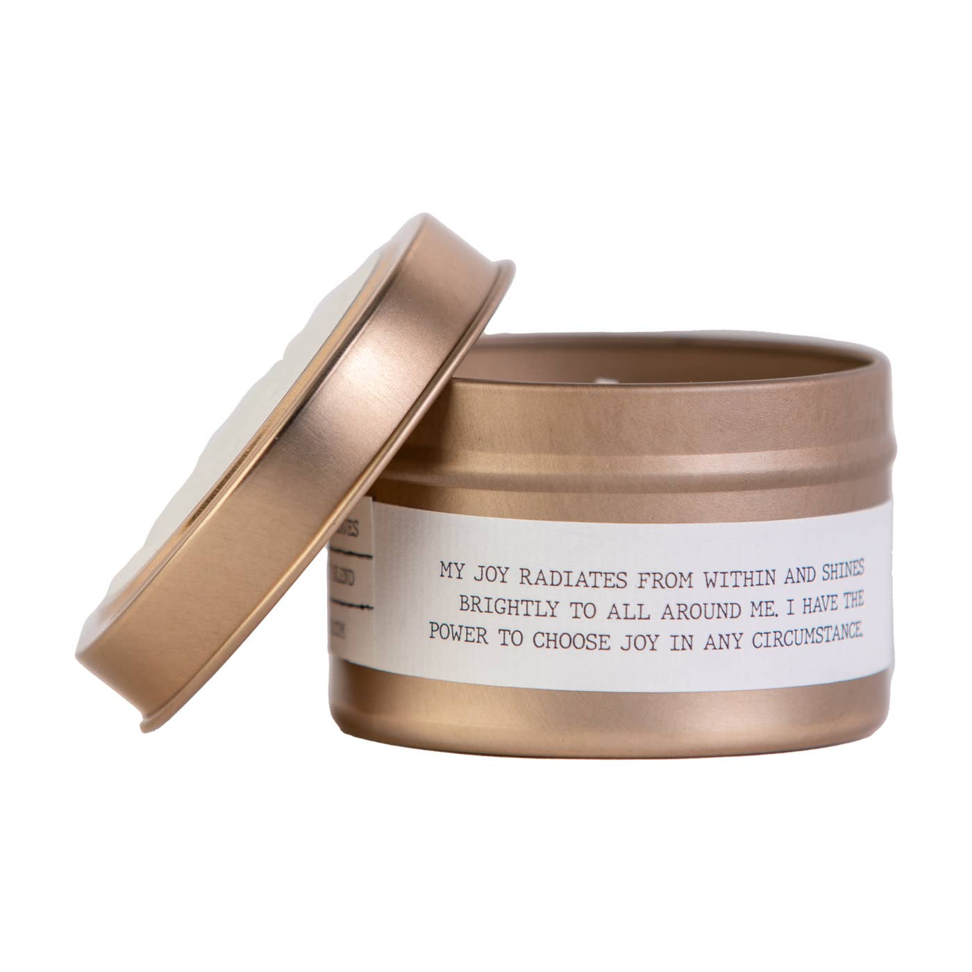 I AM Joyful 4oz Tin Candle