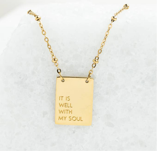 It Is Well Necklace