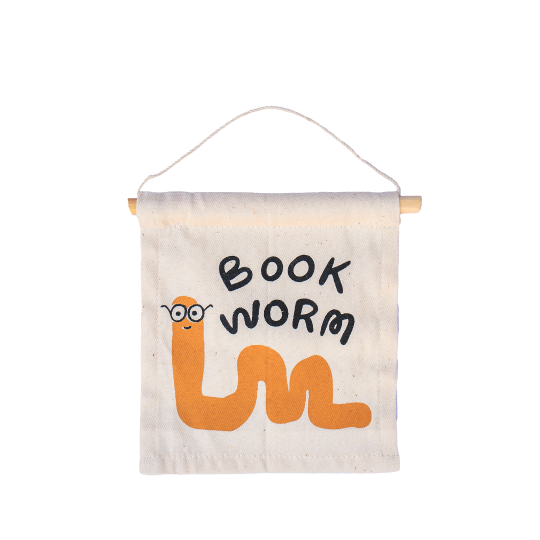 Book Worm Hang Sign