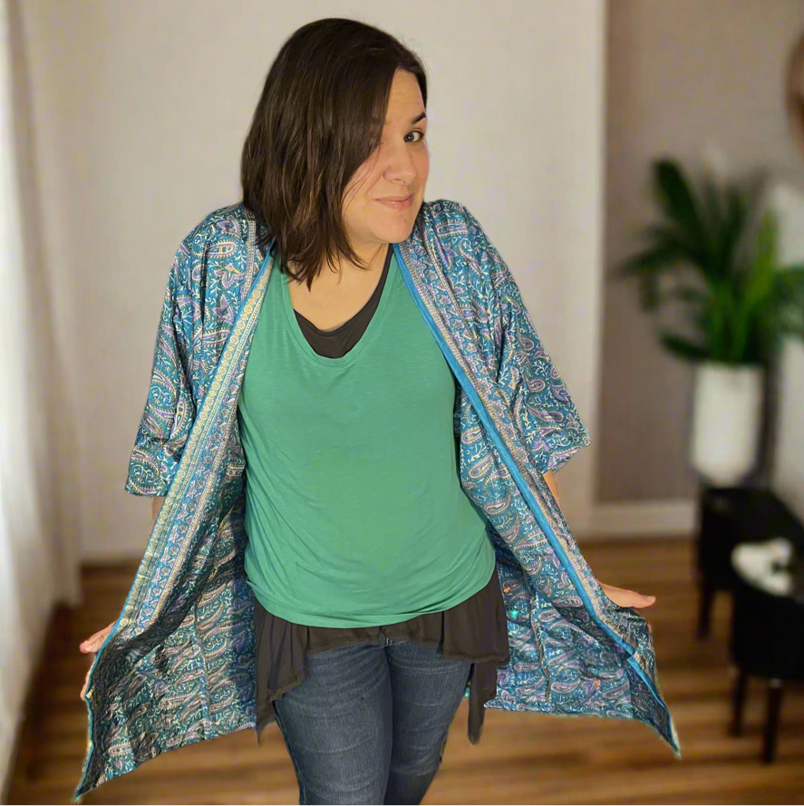 Marilyn Silk Saree Duster