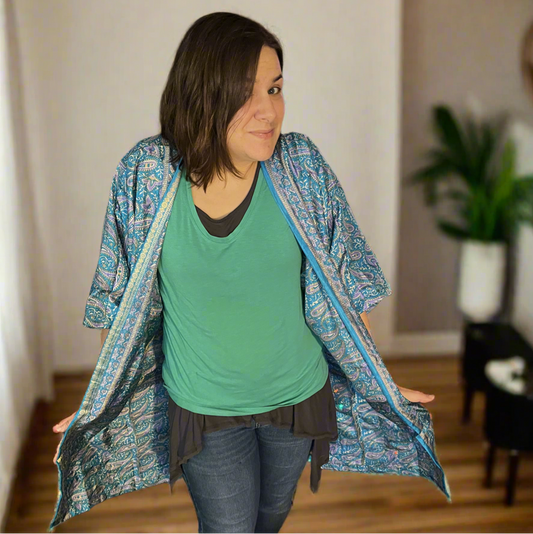 Marilyn Silk Saree Duster