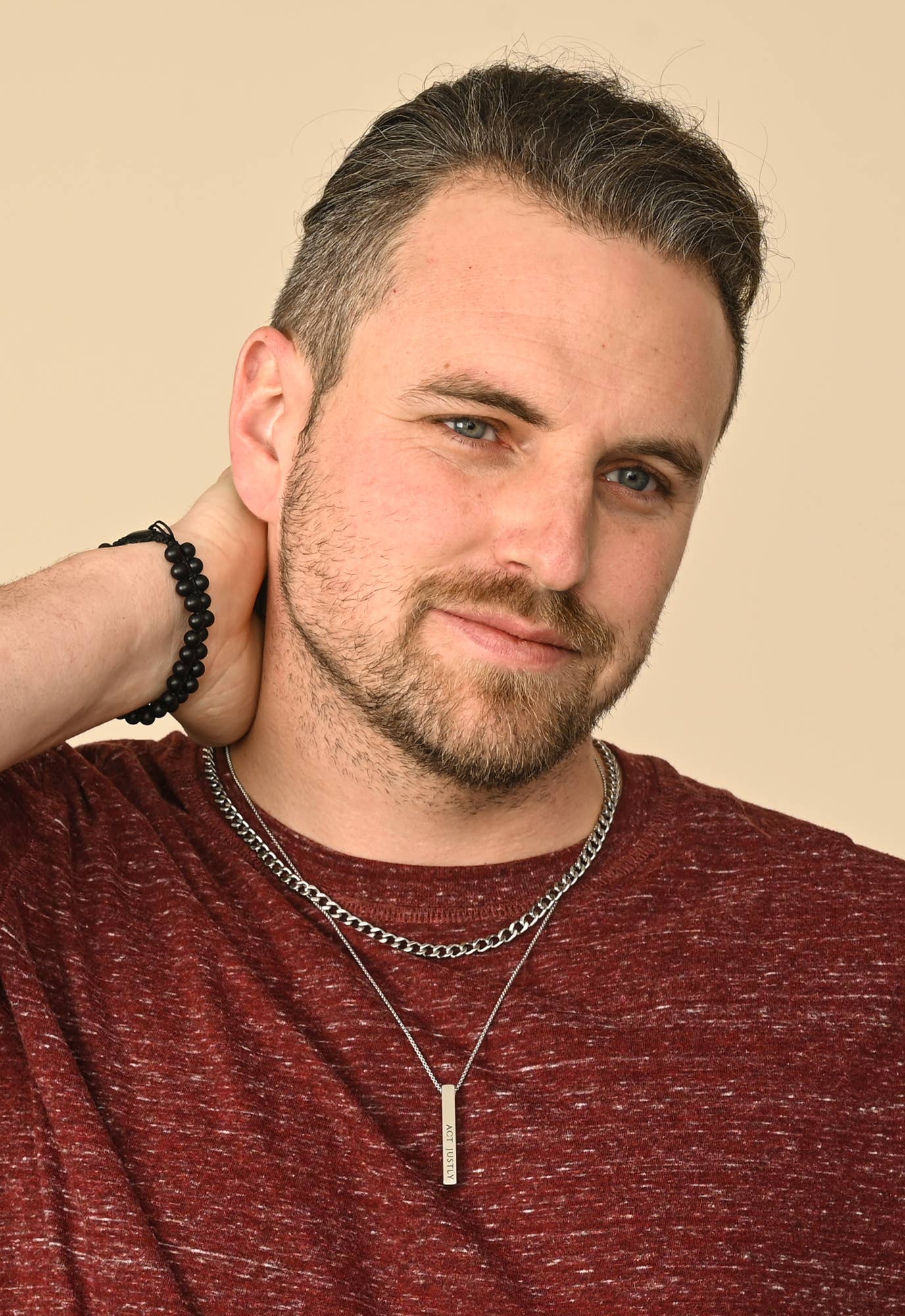 Justice Stainless Bar Necklace