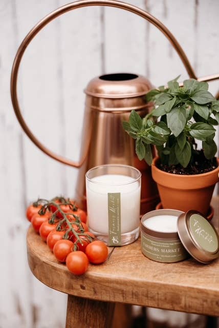 Farmers Market Travel Tin Candle