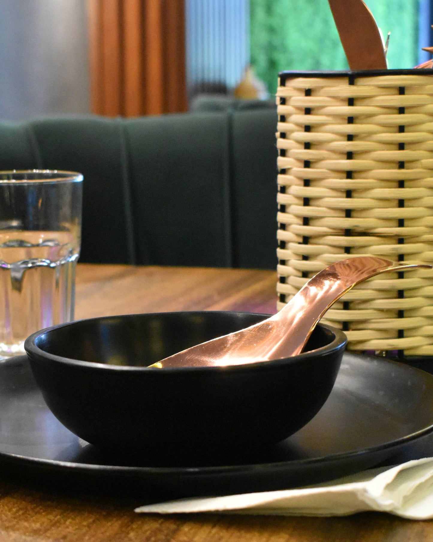 Copper Plated Spoon Rest