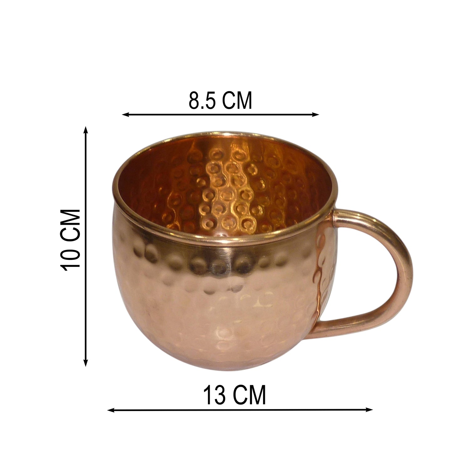 Classic Copper Hammered Cup