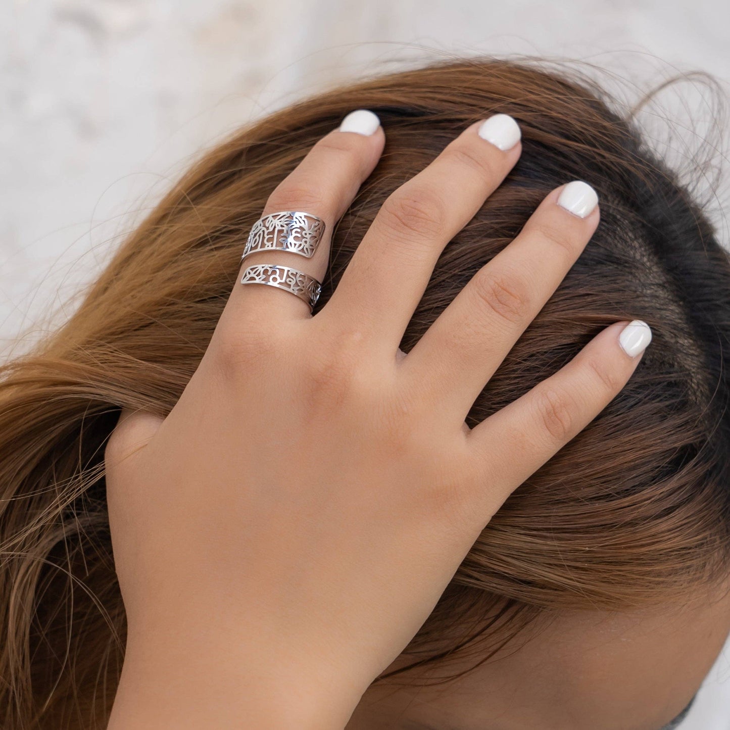 "I Am Brave" Wrapped Ring