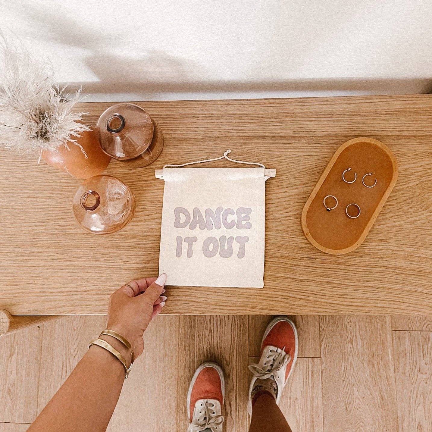 "Dance it out" Canvas Wall Hanging