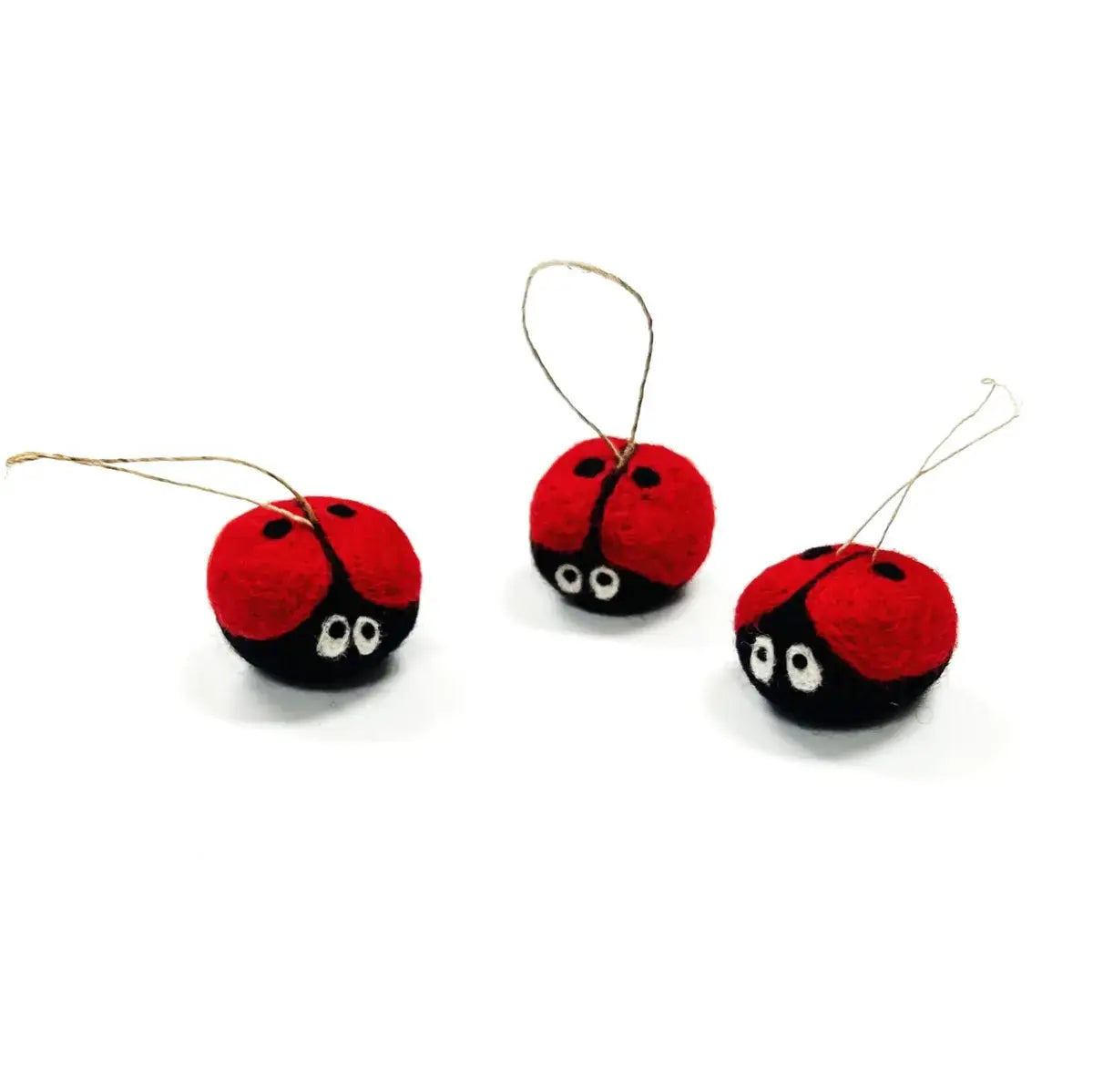 Ladybug Eco Wool Ornament