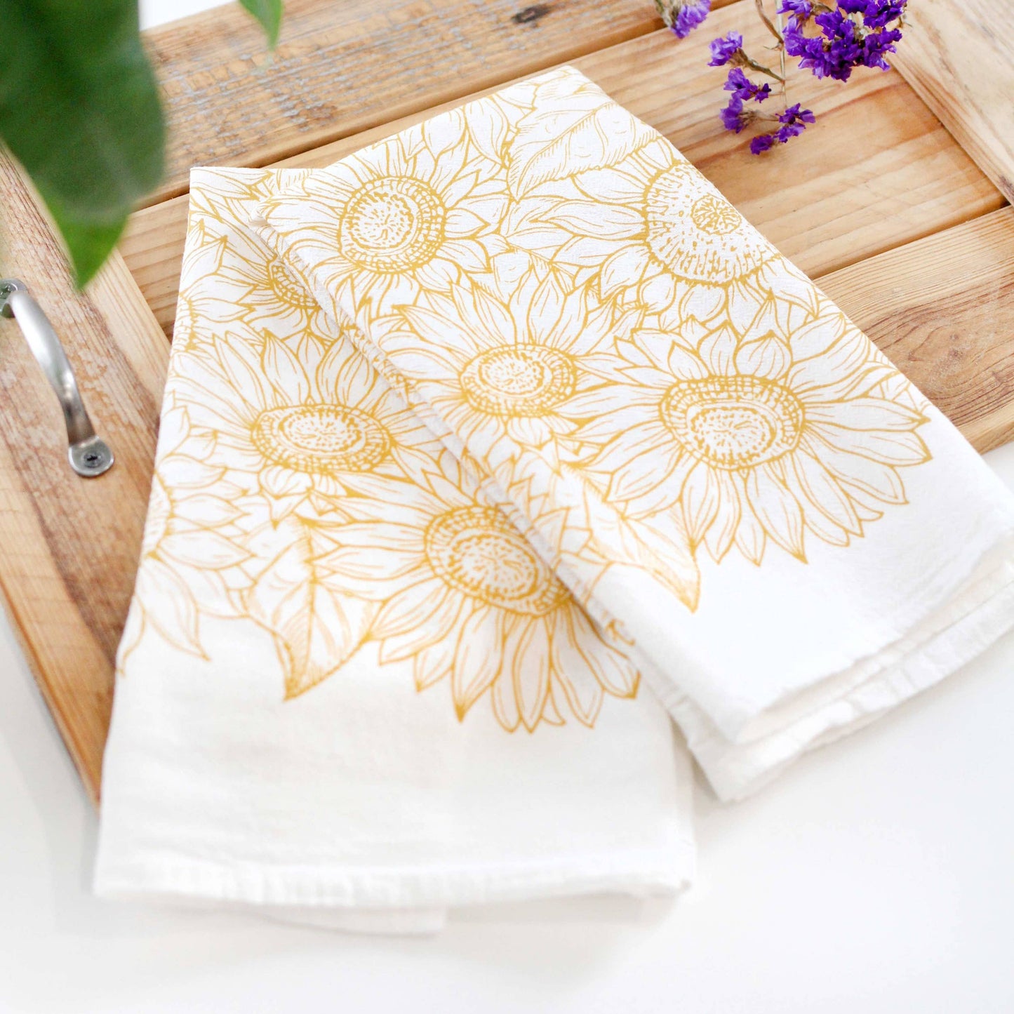 Sunflower Tea Towel