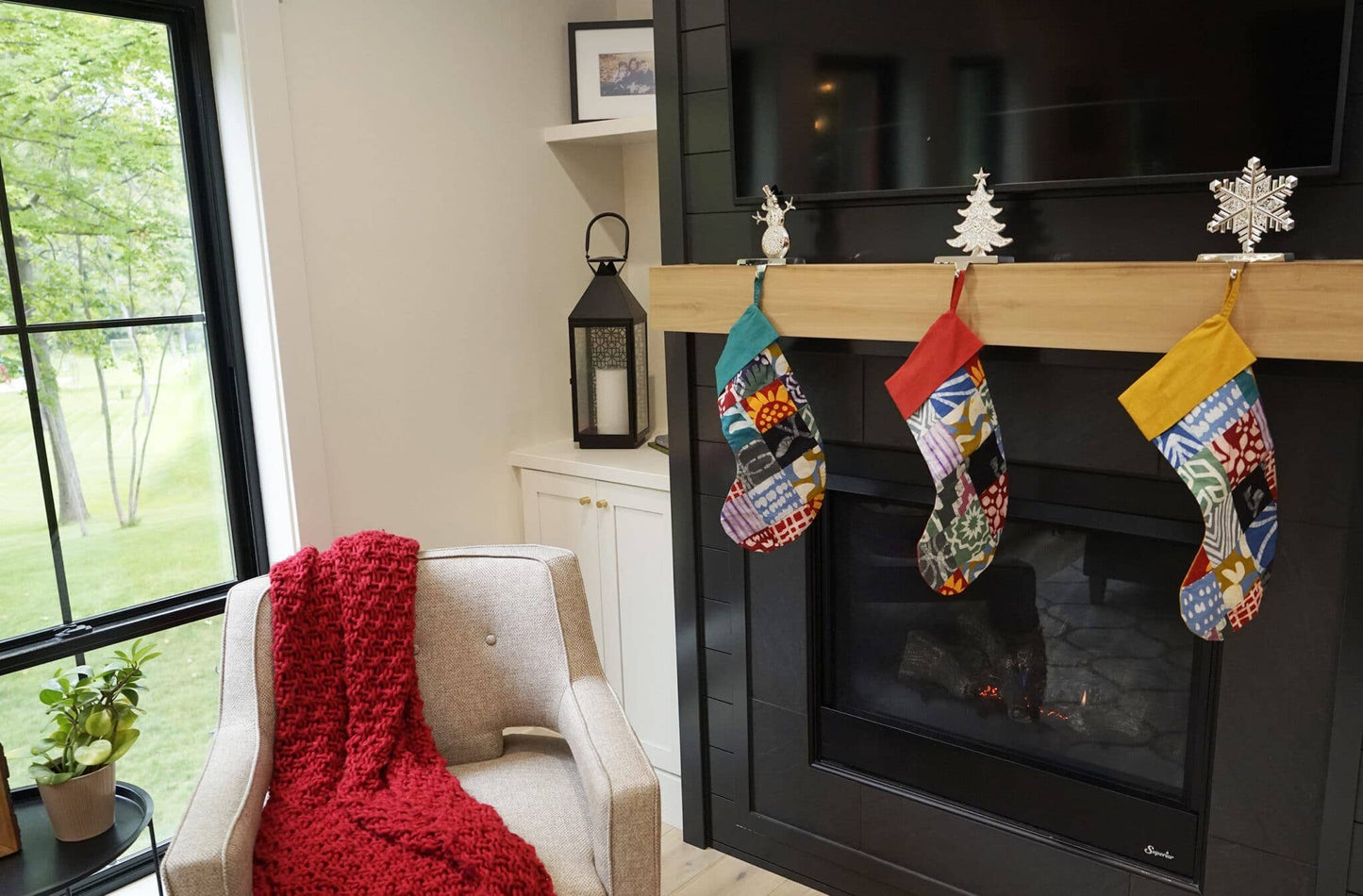 Batik Patchwork Stocking