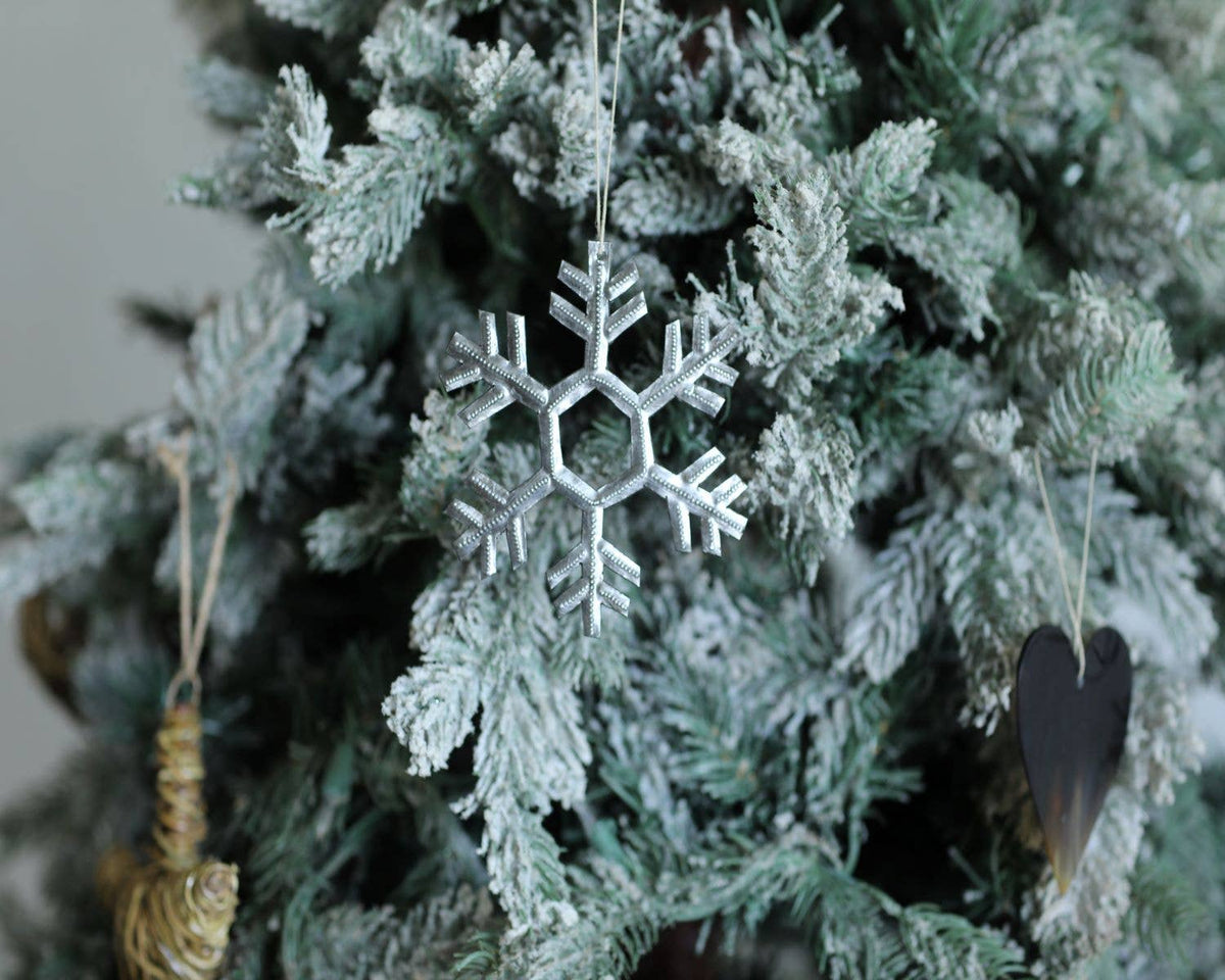 Metal Snowflake Ornament