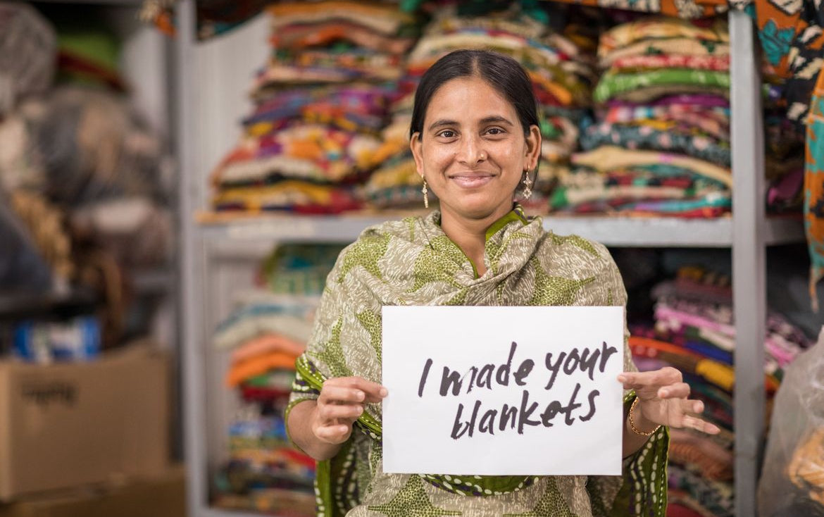 Personal Kantha Throw (approx 7ft x 3ft)