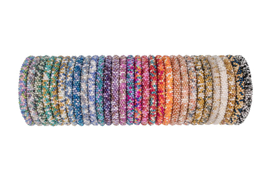 Roll-On Beaded Bracelet (Assorted Colors)