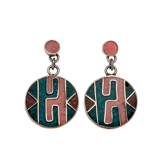 Peruvian Disk Earrings