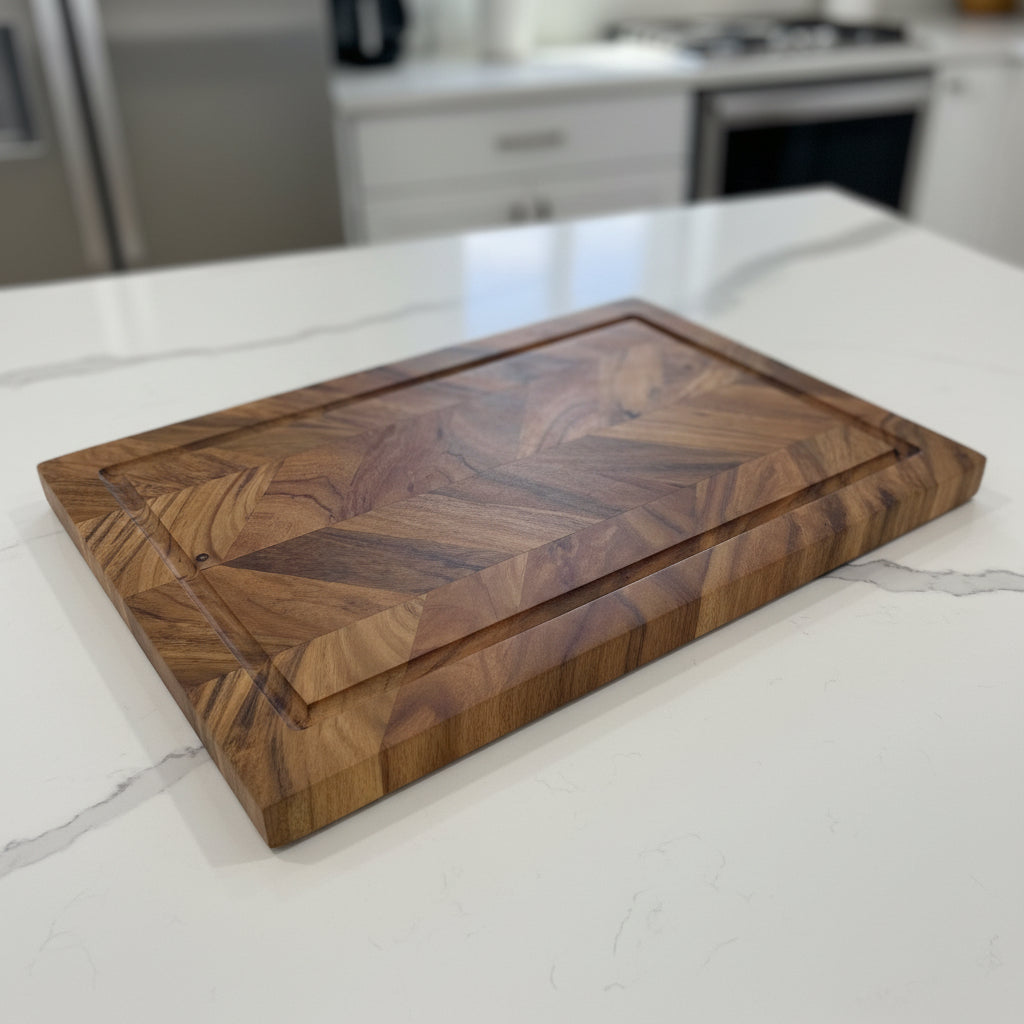 Herringbone Wood Butcher Board