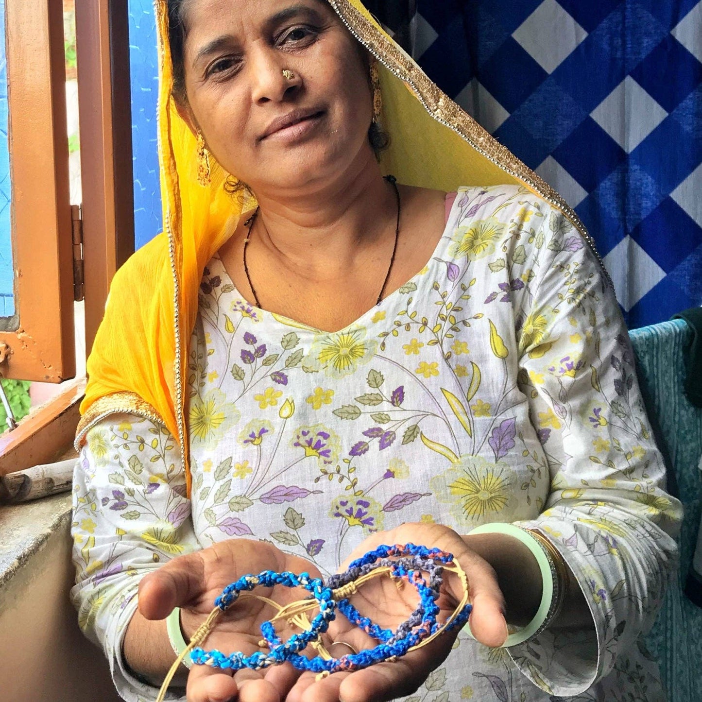 Woven Saree Bracelet