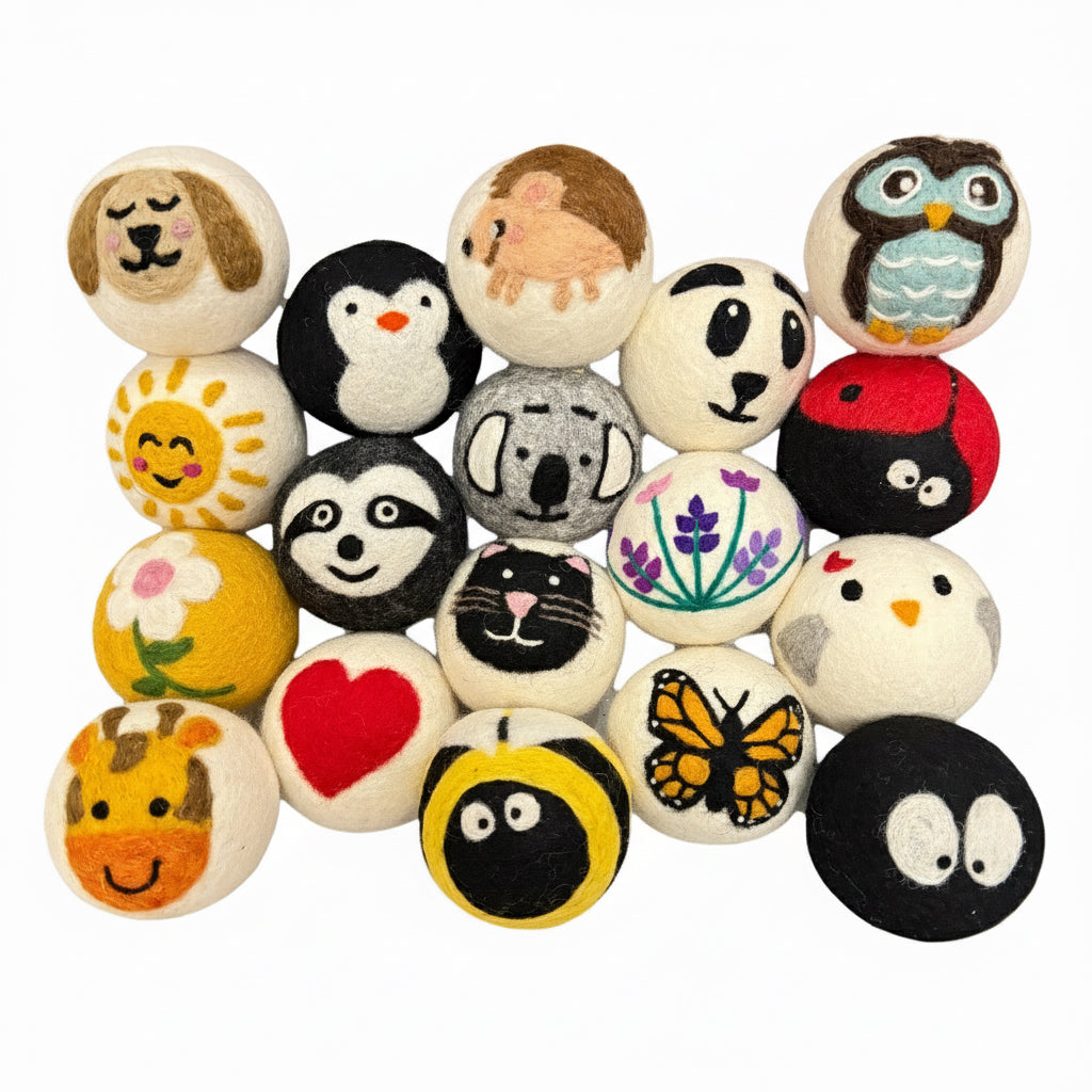 Single Wool Dryer Balls (Mix and Match, sold individually)