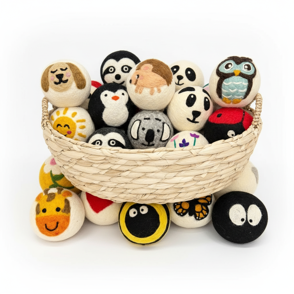 Single Wool Dryer Balls (Mix and Match, sold individually)