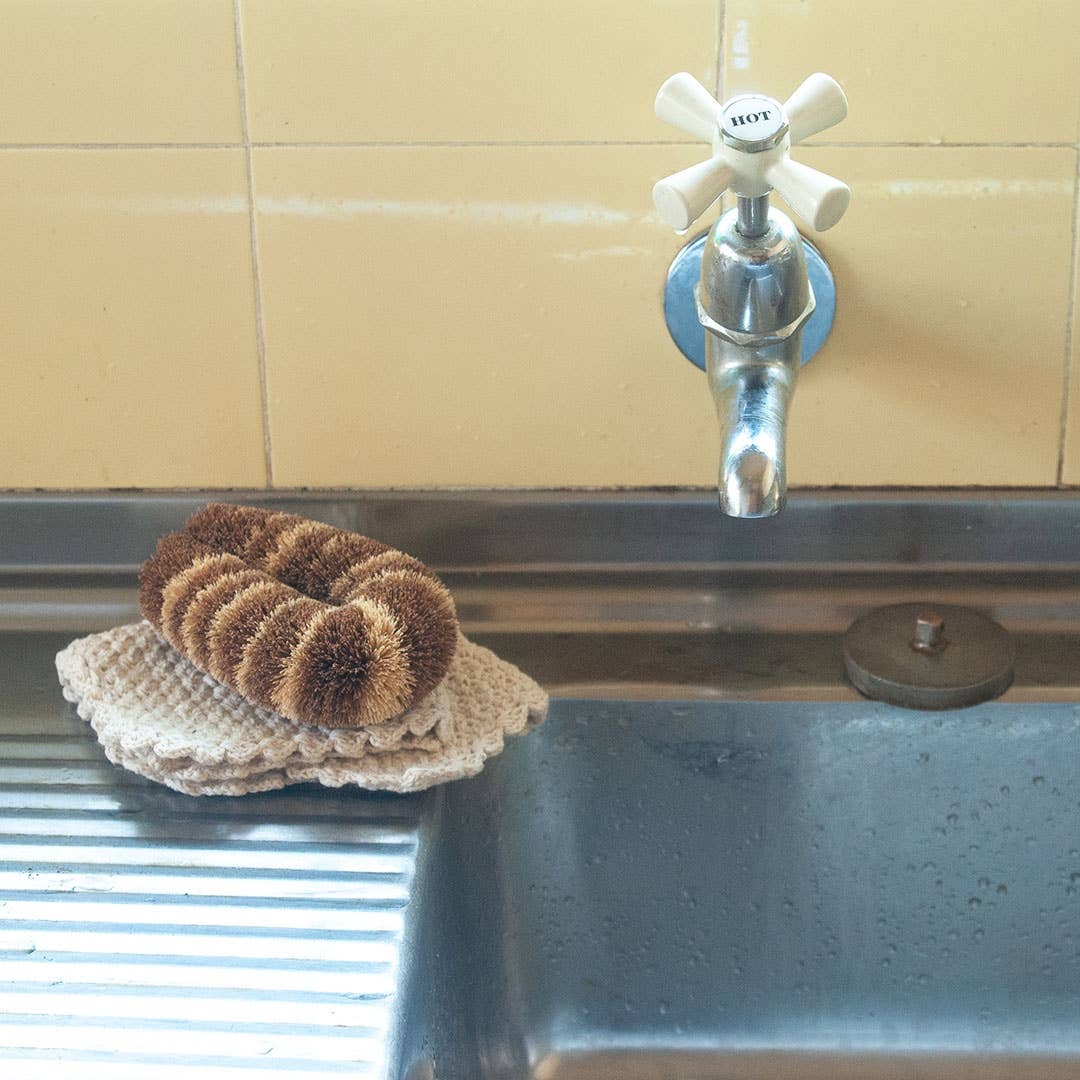 Premium Boxed Pot Scourer (Twin Pack) - 100% Natural