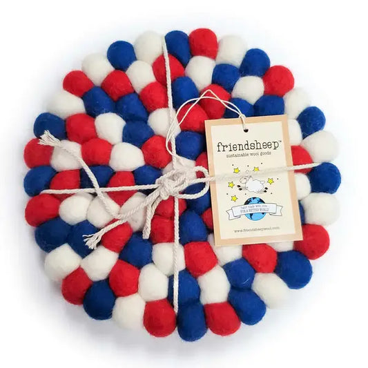 Red White and Blue Eco Trivet