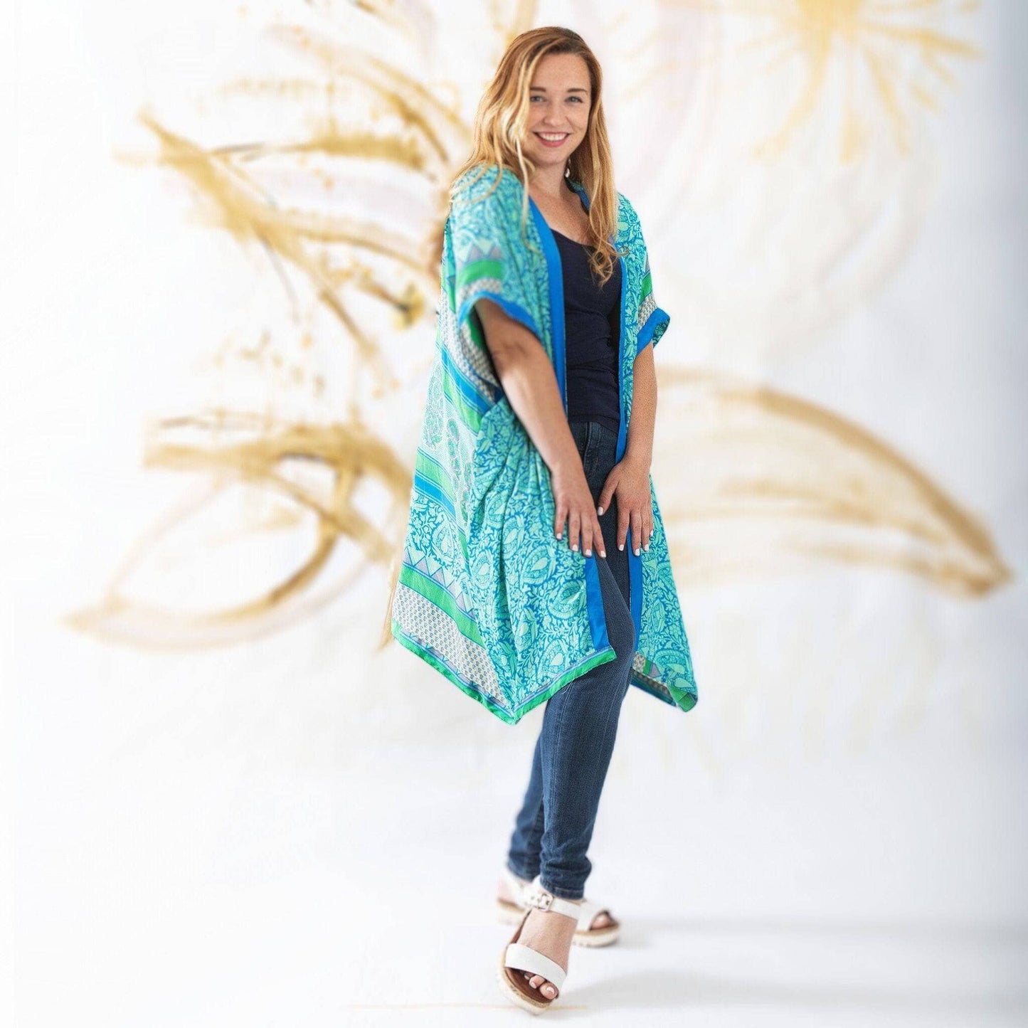 Marilyn Silk Saree Duster