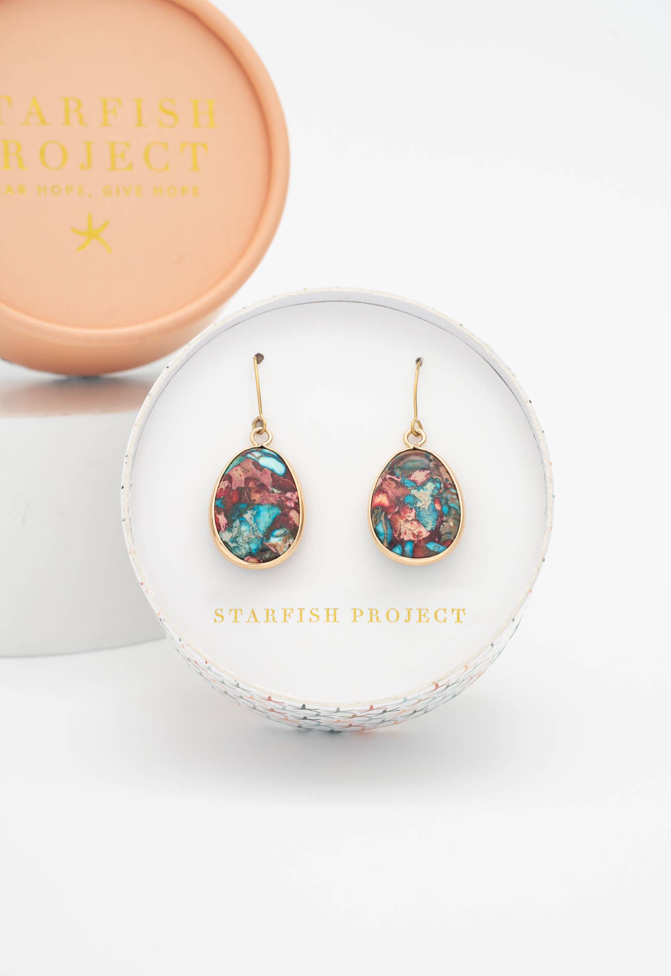 Mosaic Jasper Earrings