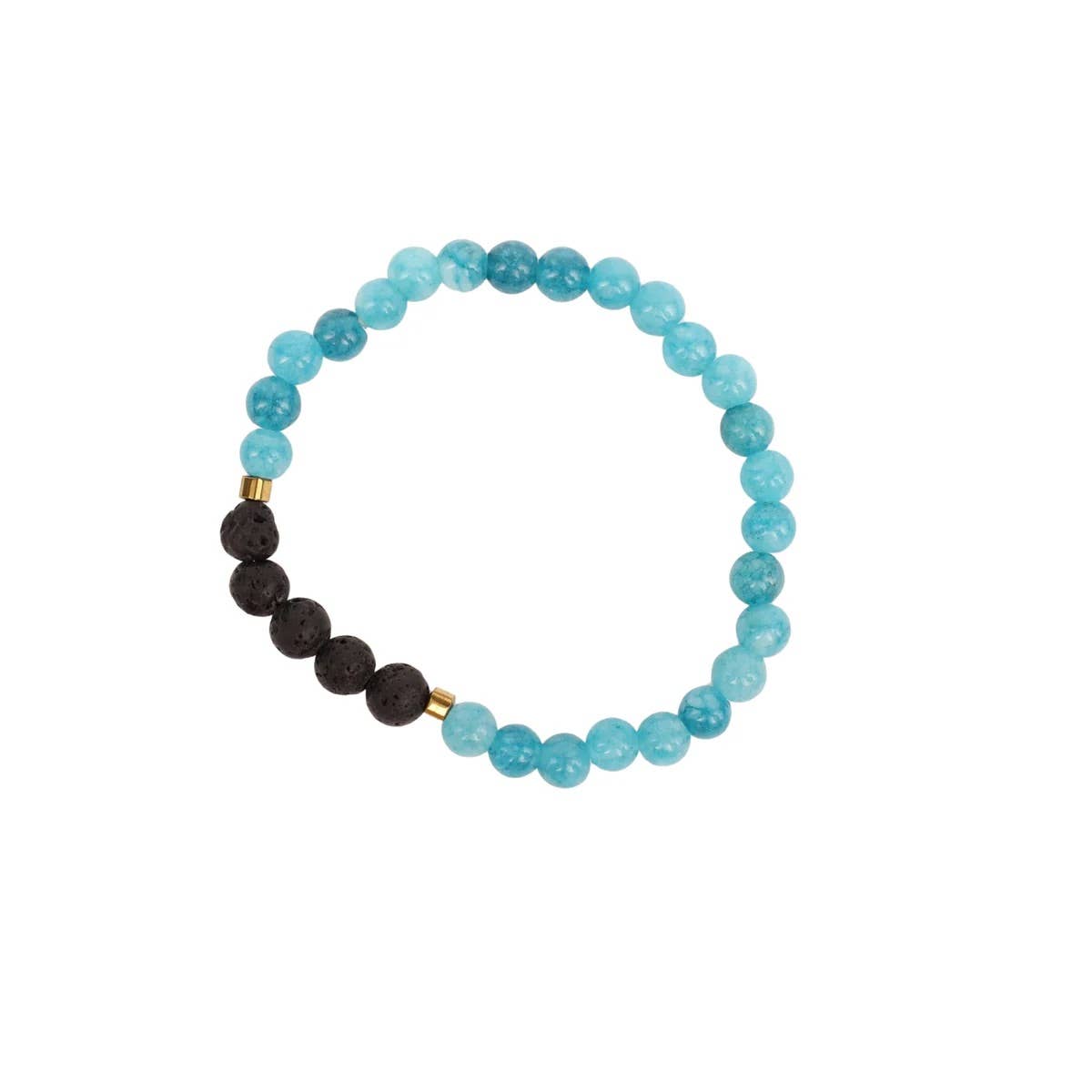6mm Lava Beads Aromatherapy Diffuser Bracelet